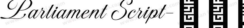 Parliament Script字体转换